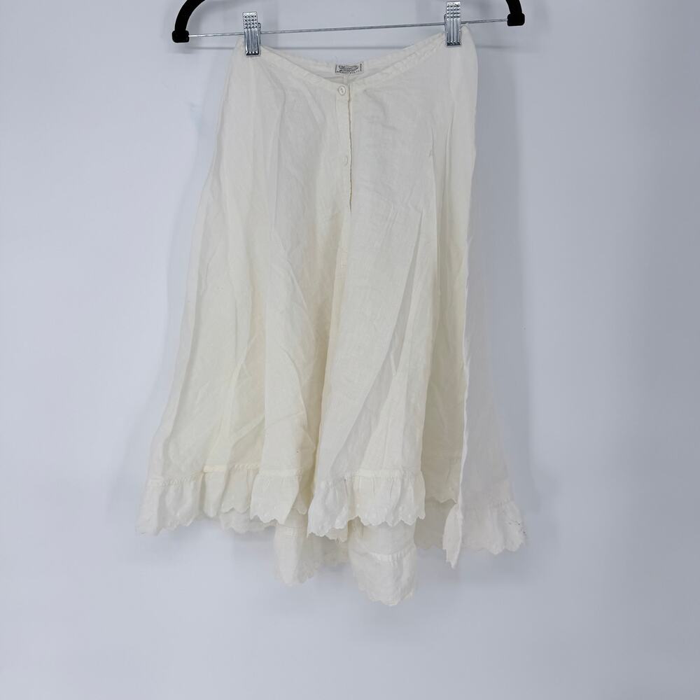 Antique c1910 Marcella Skirt Drawers M Wilber White Cotton Edwardian Bloomers